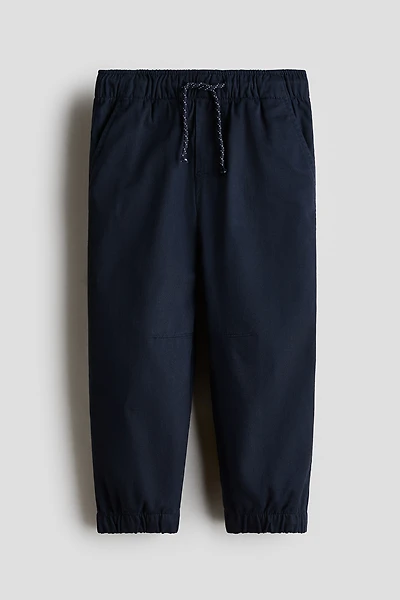Pantalon jogging en sergé de coton