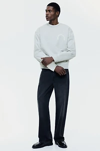 Loose-Fit Printed Sweatshirt