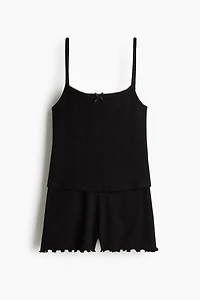 2-Piece Ribbed Jersey Set
