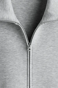 Veste de survêtement ample en scuba