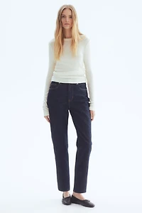 Slim-Fit Mom High Ankle Jeans