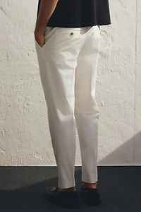 Slim-Fit Crop Pants