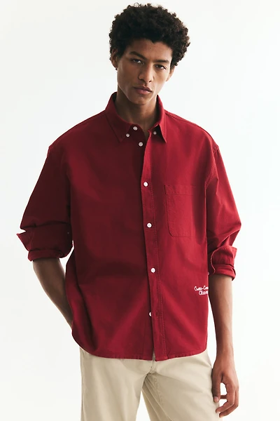 Chemise Oxford décontractée