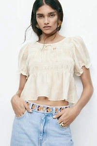Smocked Blouse