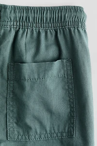 Linen-Blend Pants