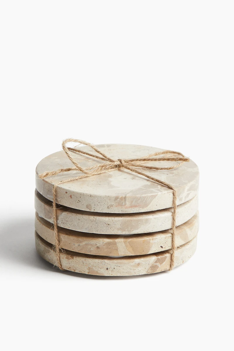 4-pack Marble Coasters