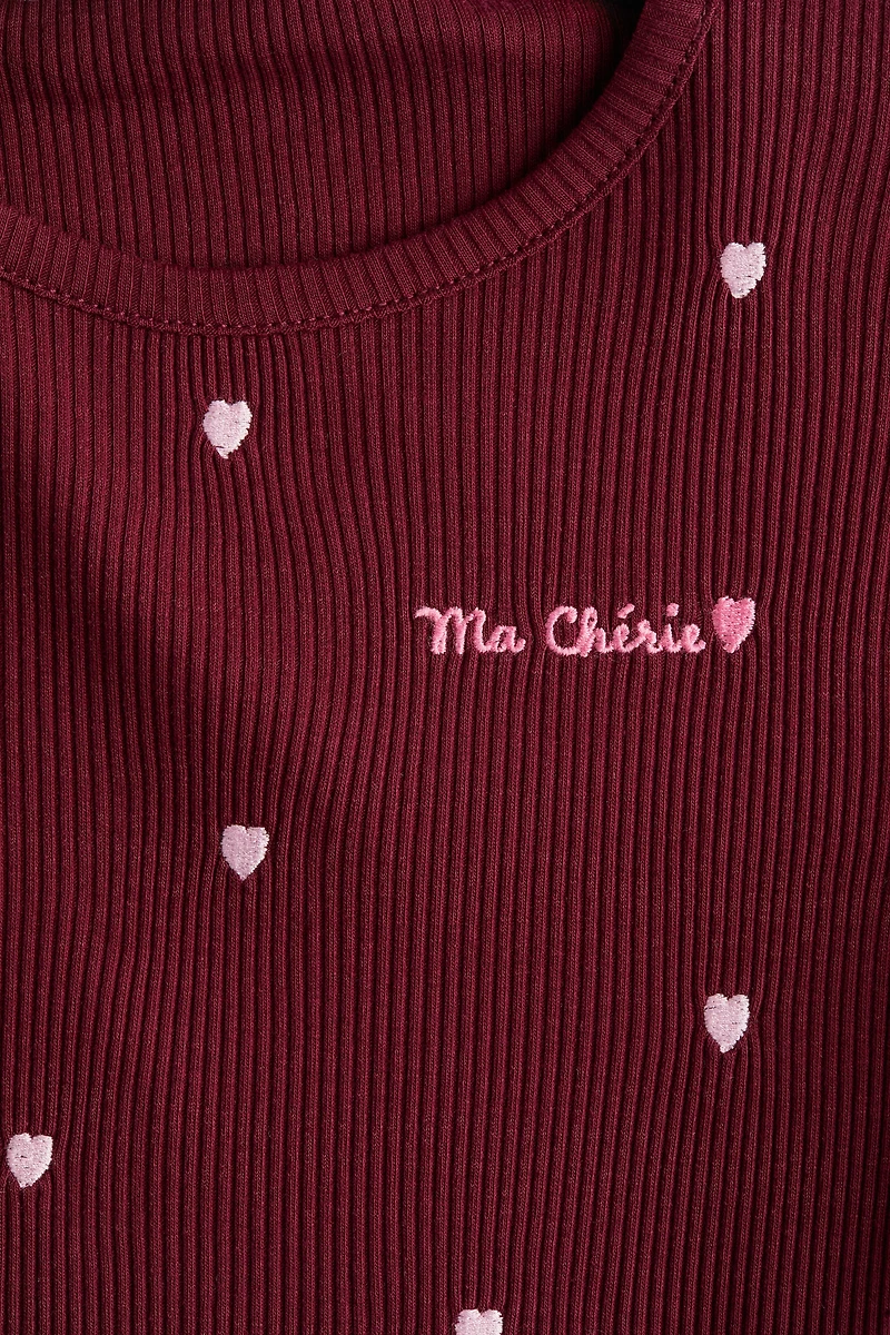 Cotton Top with Embroidered Detail