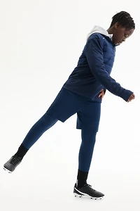 Short de sport chaud double épaisseur