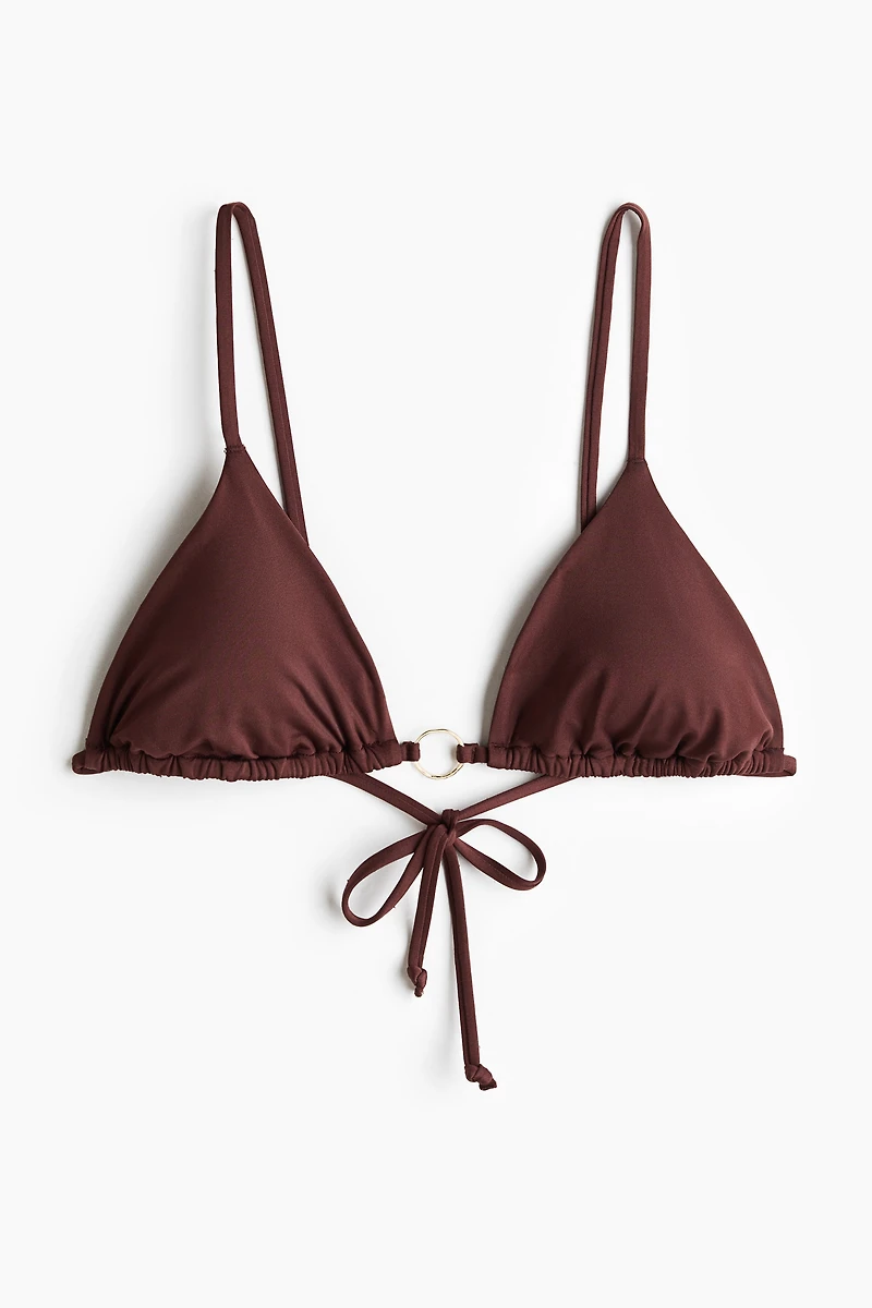 Padded triangle bikini top
