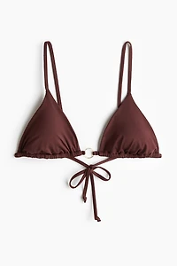 Padded triangle bikini top