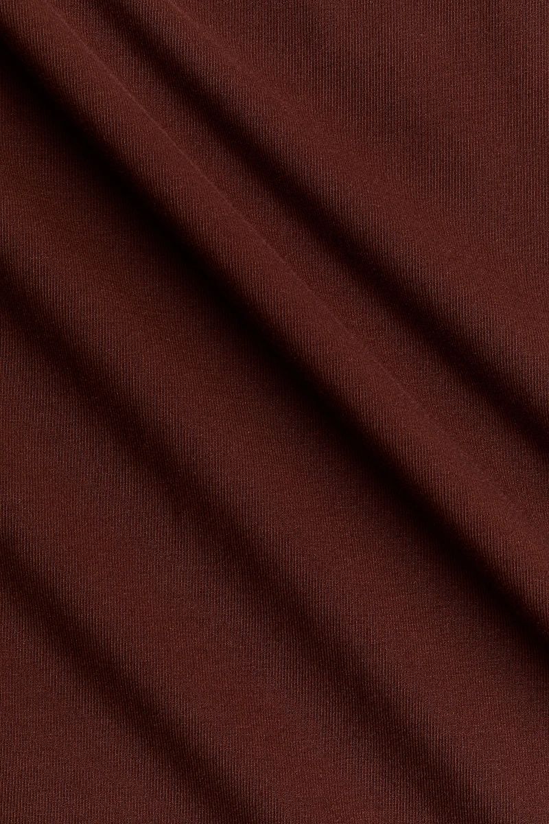 Cotton Skirt with Foldover Waist