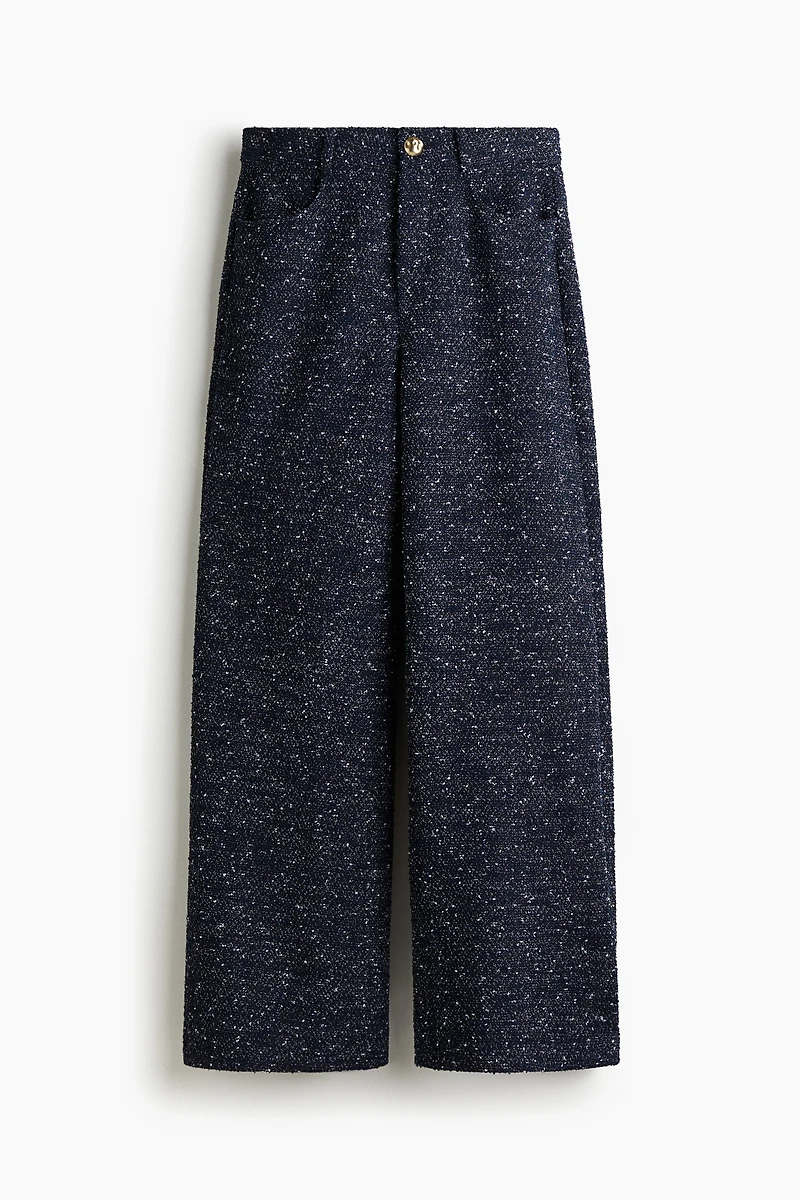 Pantalon en bouclé