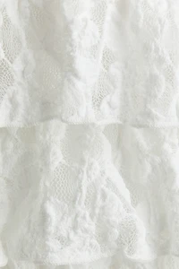 Tiered lace top