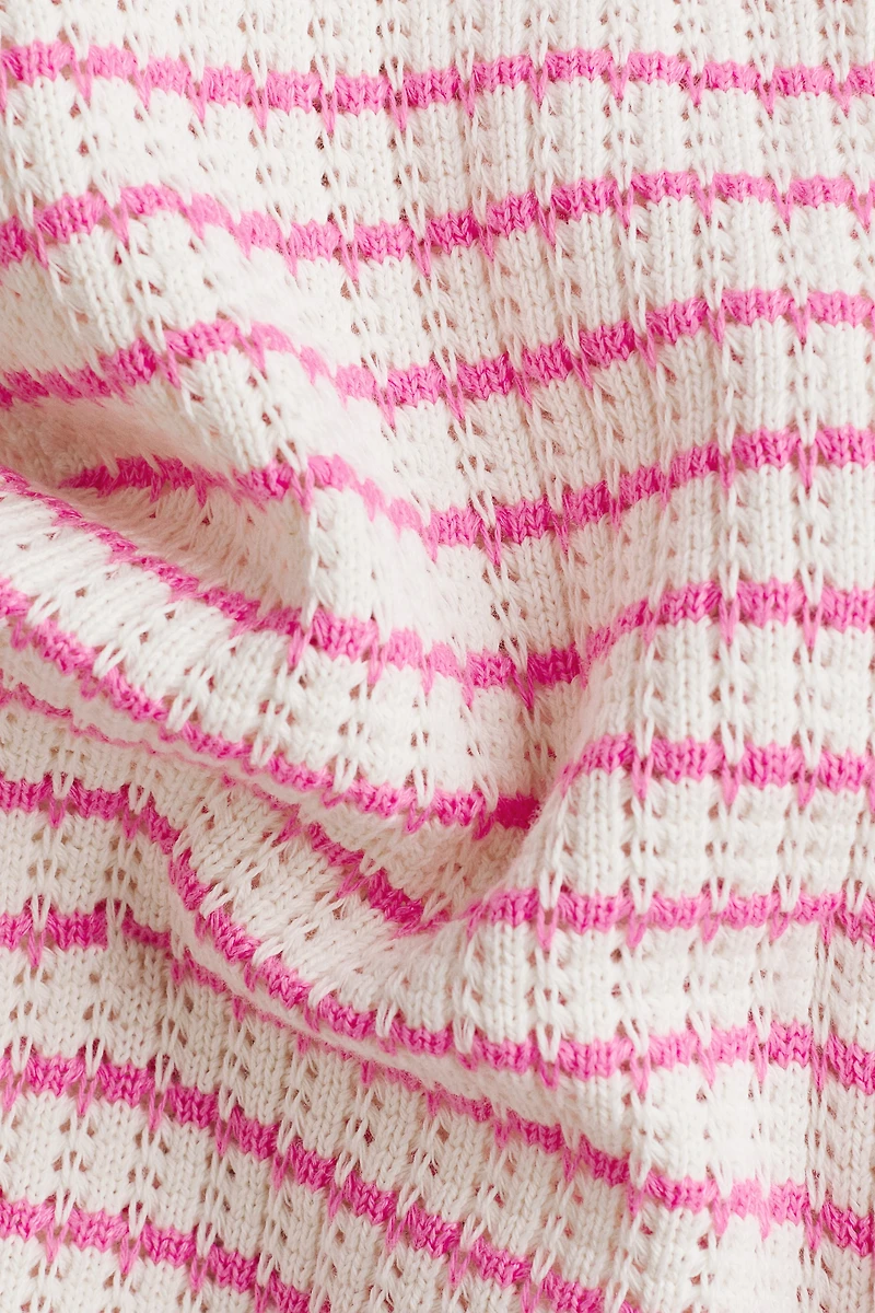 Pointelle-Knit Jumpsuit