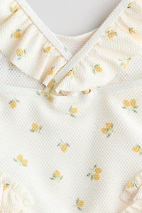 Ruffle-Trimmed Swimsuit