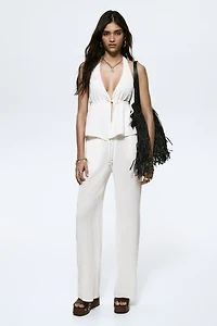 Viscose Halterneck Top