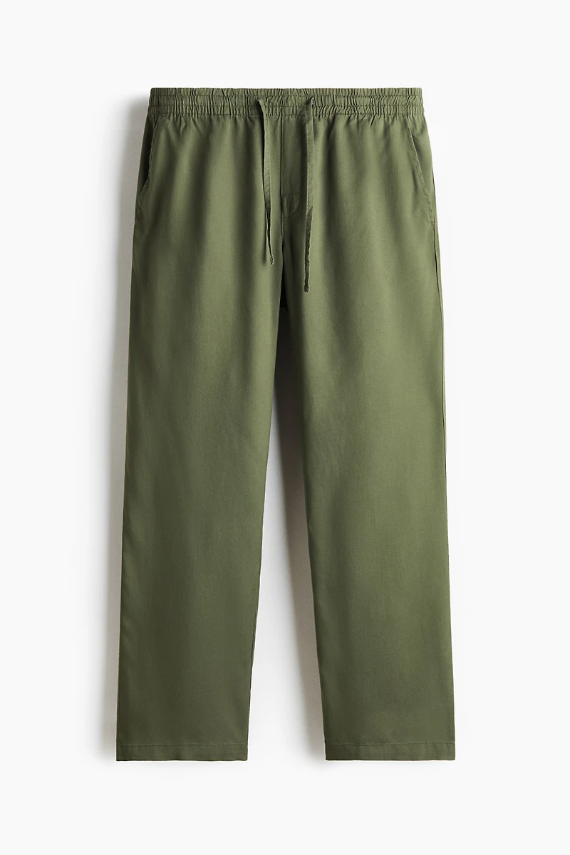 Relaxed-Fit Lyocell Pants