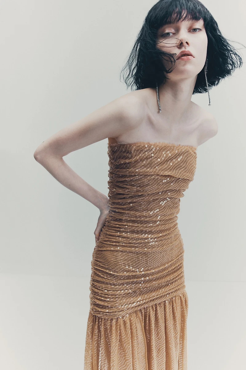 Robe de soirée à sequins