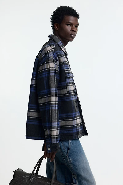 Oversized Flannel Overshirt