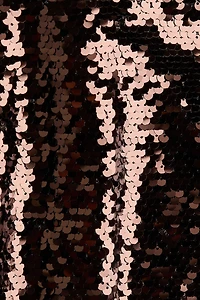 Sequined Open-Back Dress