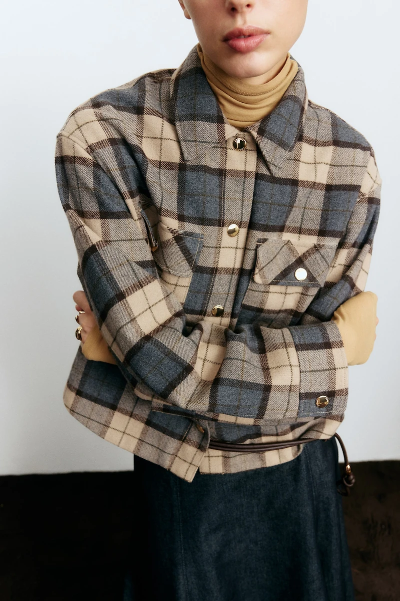 Veste-chemise grande taille