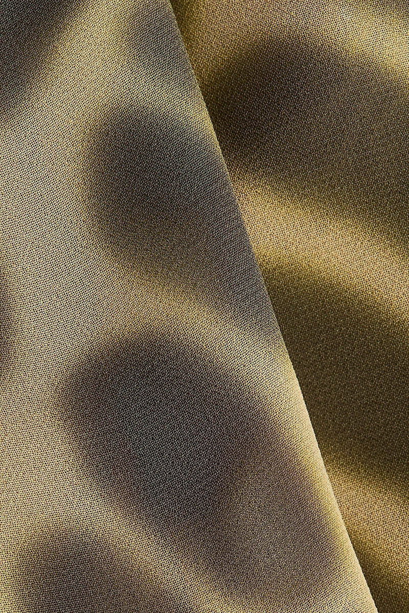 Draped-Panel Halterneck Top