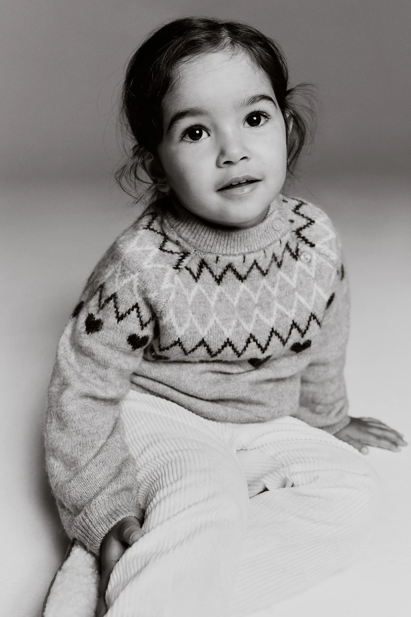 Pull en maille jacquard