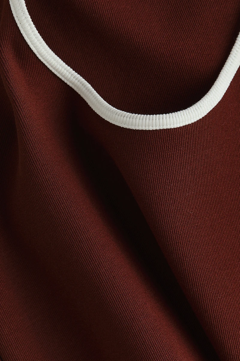 Ribbed Cotton Tank Top