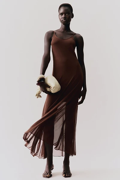 Strappy Mesh Dress