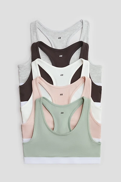 Lot de 5 hauts en coton