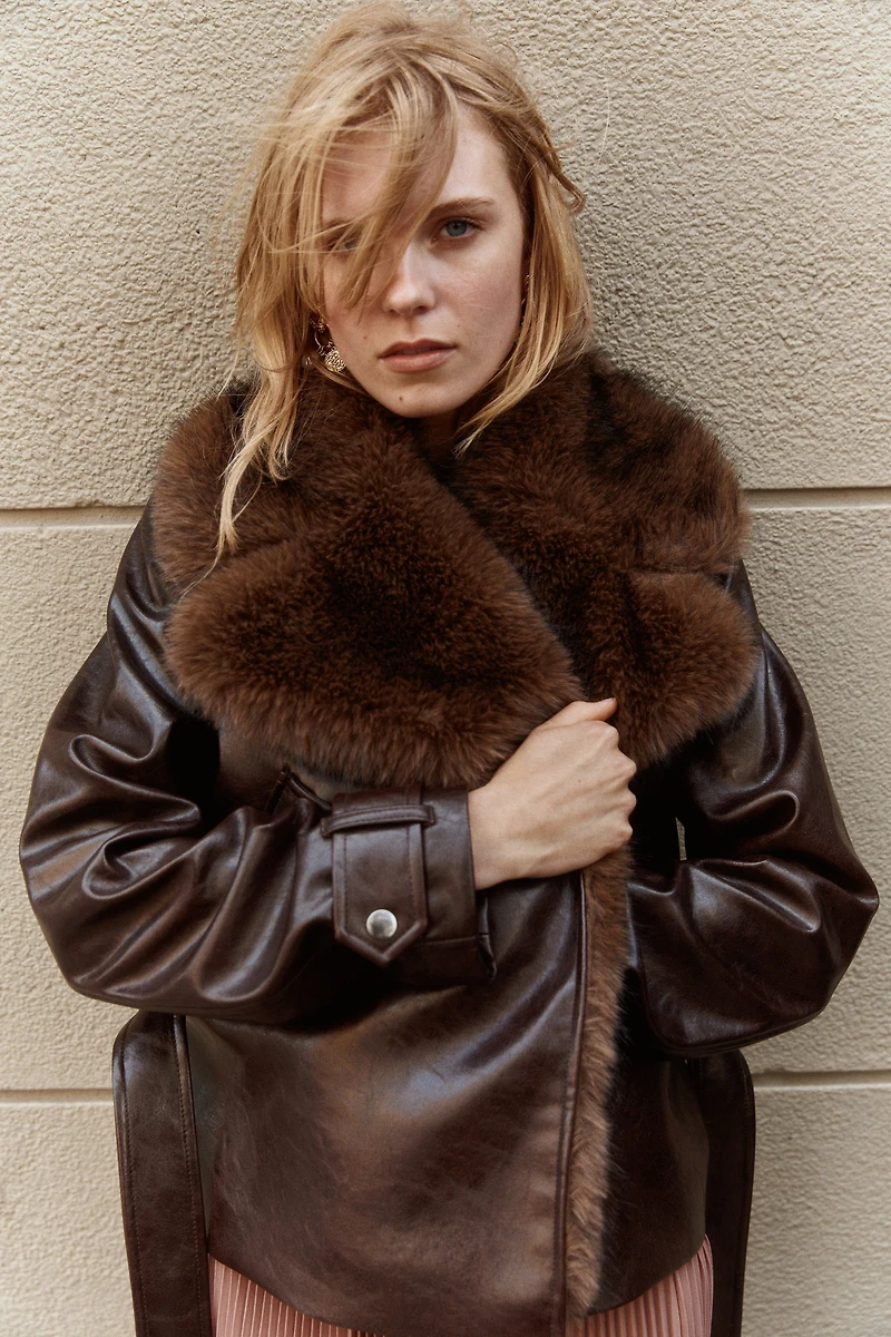 Biker Jacket with Collar