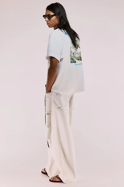 Oversized Fit Printed T-shirt