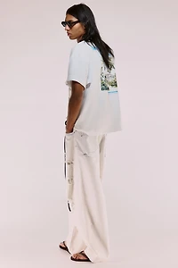 Oversized Fit Printed T-shirt