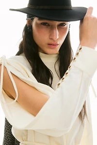 Robe en lin mélangé