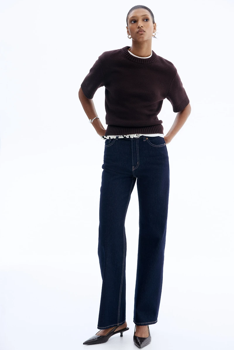 T-shirt en tricot de laine