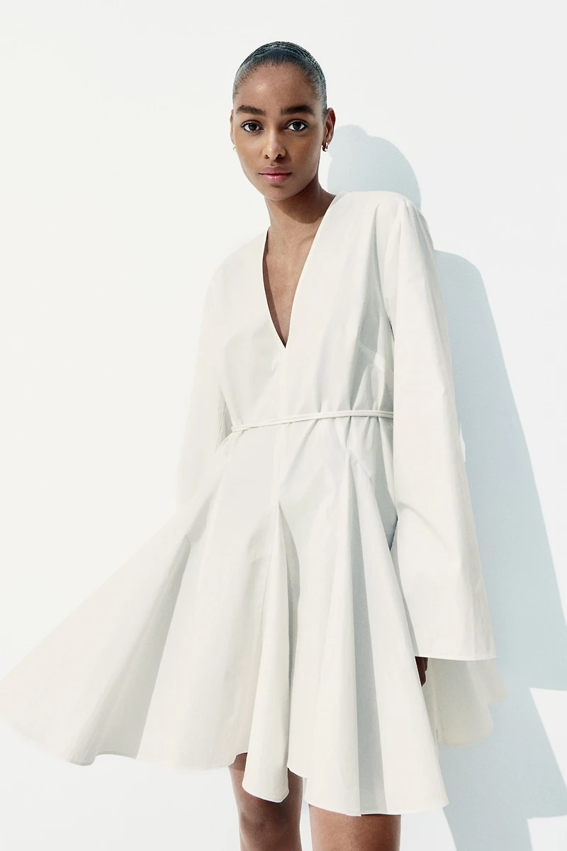 Dress with Flared Skirt