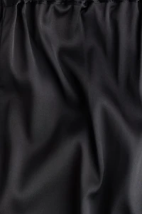 Embroidered Satin Pants