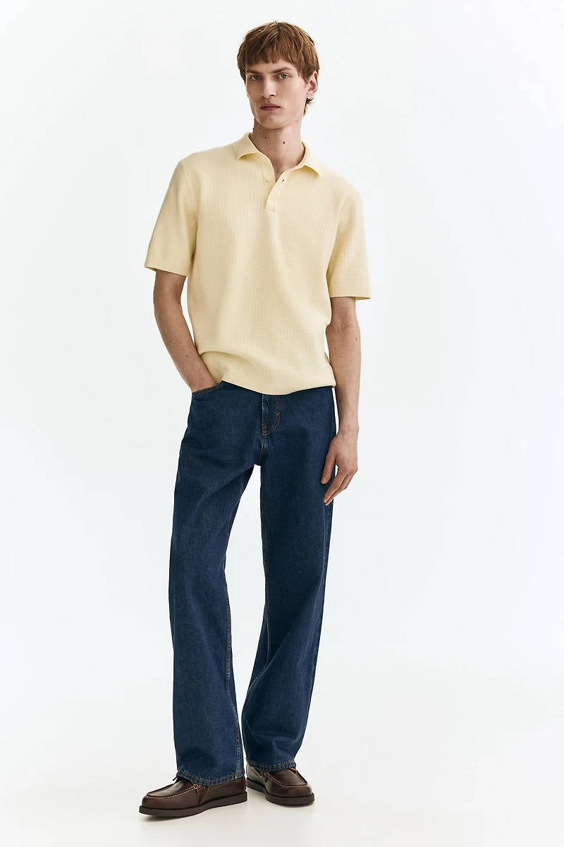 Polo Coupe Classique en maille texturée