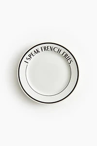 Assiette moyenne en porcelaine