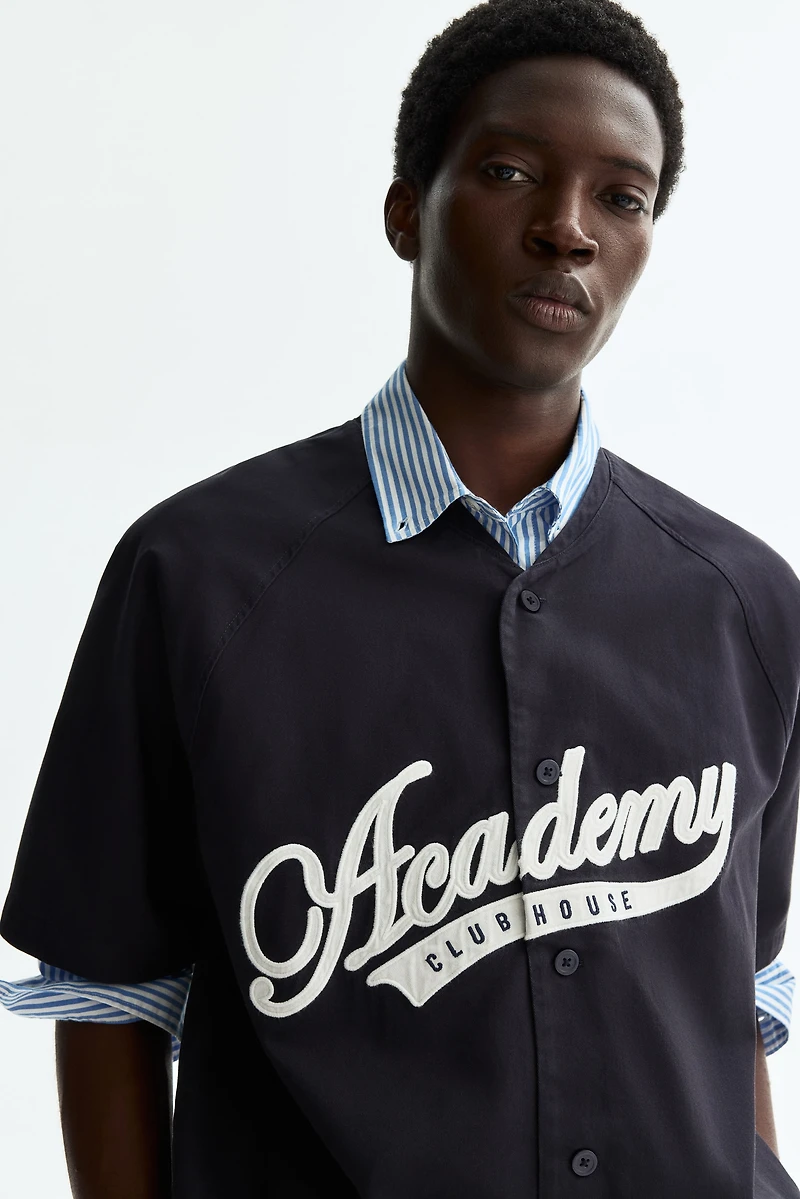 Relaxed-Fit Cotton Baseball Shirt