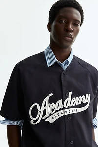 Relaxed-Fit Cotton Baseball Shirt