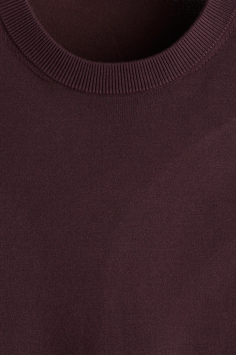 Chandail classique en tricot fin