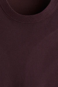 Chandail classique en tricot fin