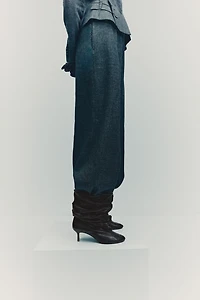 Heeled Leather Boots