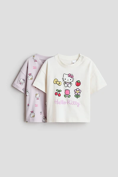 2-Pack Printed Cotton T-Shirts