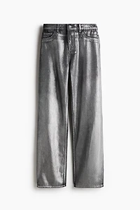 Jean Taille Haute Coupe Ample