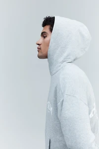 Oversized Fit Sports Hoodie