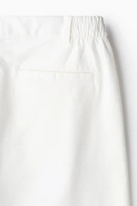 Relaxed-Fit Tailored Linen-Blend Pants