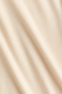 Batwing-Sleeved Mock Turtleneck Top