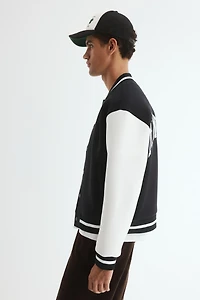 Loose-Fit Baseball Jacket